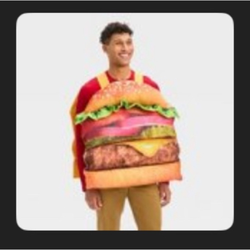 Hamburger Costume one size